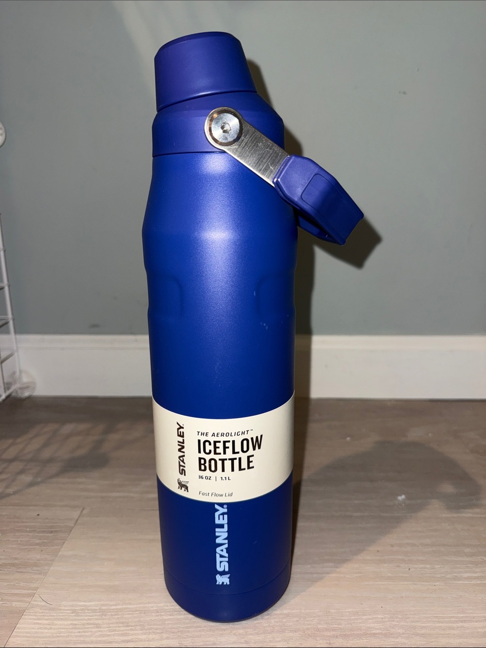 NWT Stanley 36 oz AeroLight IceFlow Bottle Blue Fast Flow Lid